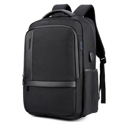 

Men Oxford waterproof backpack External USB Charging 156 inch Laptop Backpack Casual Shock College Student Computer Bag