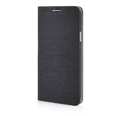 

MOONCASE Leather Side Flip Wallet Card Slot Pouch Stand Shell Back ЧЕХОЛ ДЛЯ Samsung Galaxy E5 Black 01