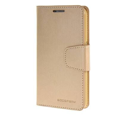 

MOONCASE Case for Samsung Galaxy Note 5 PU Leather Flip Wallet Card Slot Stand Back Cover Gold