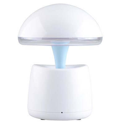 

LED Desk Lamp Bluetooth V30 Speaker w 1800mAh Power Bank Alarm Clock FM TF - White