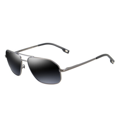 

VEGAOS 1320 Polarized солнцезащитные очки мужчин и женщин бизнес вождения зеркало солнцезащитные очки пистолет серый ящик