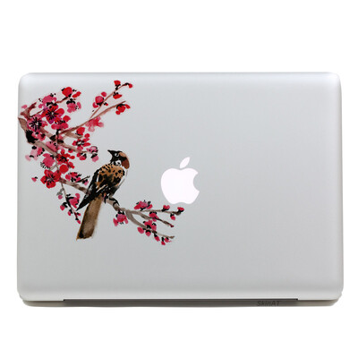 

GEEKIDMacbook decal sticker Partial decal Birds macbook pro decal macbook air decal apple sticker mac retina decals stickers