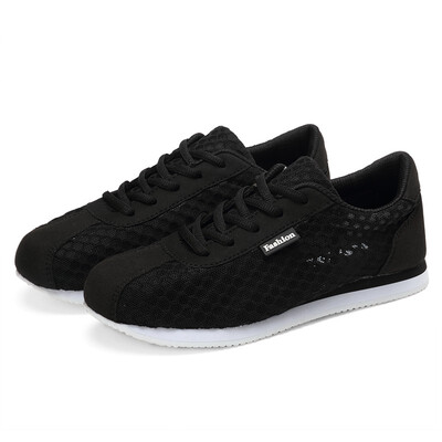 

2018 student female casual shoes mesh breathable running shoes soft bottom lightweight womens shoes hollow mesh womens shoes thi