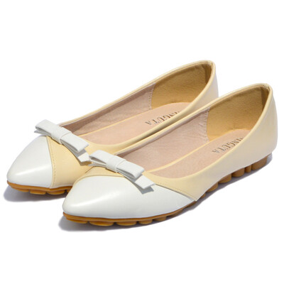 

Fashion bow point toe flat shoes women ballet flats women