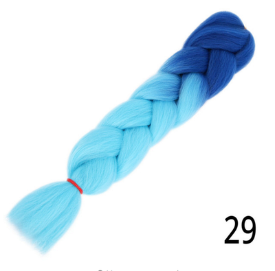 

Jumbo Ombre Braids Braiding Hair Extension 24inch 100gPack Purple Pink Blonde Wigs For Women Synthetic Crochet Hair Extensions