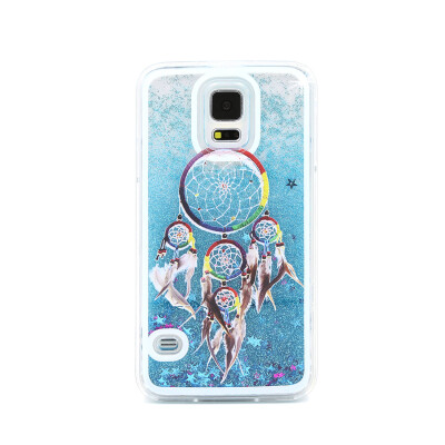 

MOONCASE Blue Dynamic Quicksand Liquid Shining Bling Case Cover For Samsung Galaxy S5