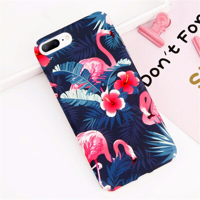 

Flower Phone Case Matte Rainbow Case For iPhone X 8 7 6 Plus