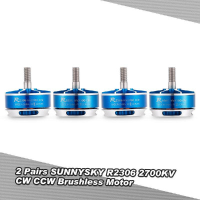 

Romacci SUNNYSKY R2306 2700KV CW 3-4S Brushless Motor for 210 QAV250 FPV Racing Drone Multirotor Quadcopter