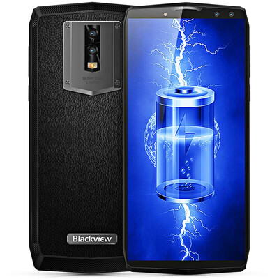 

Blackview P10000 Pro 4G Phablet 60 inch Android 71 MTK6763 Octa Core 20GHz 4GB RAM 64GB ROM Quad Cameras Type-C Leather Case