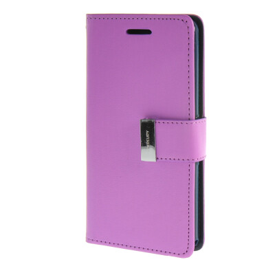 

MOONCASE Case for Sony Xperia E3 Flip Leather Wallet Card Slot Bracket Back Cover Purple