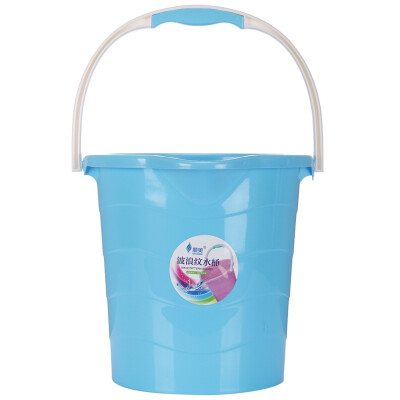 

Shiming plastic bucket 13L thickened portable European transparent bucket bucket SM-2596 color random