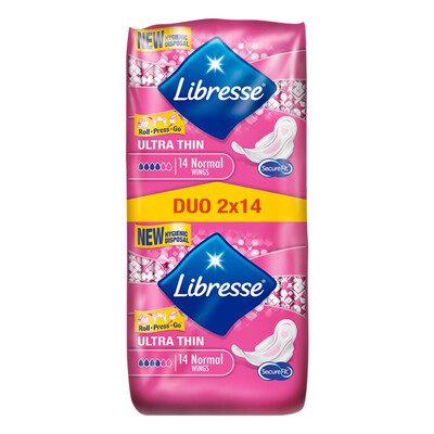 

кривой блеска (Libresse) гигиенические салфетки 284mm 24 формы утечки предупреждения листа сухой мгновенной всасывания типа Extended ежедневное количество [Европейский импортируется]