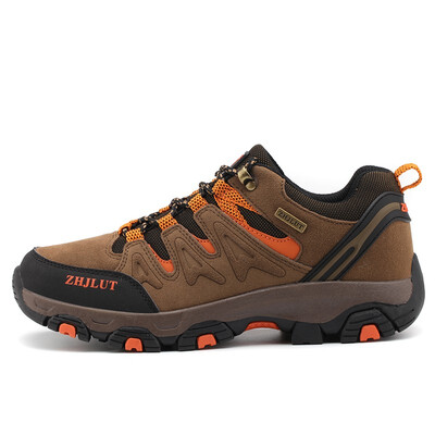 

Autumn mens shoes wear-resistant non-slip outdoor hiking shoes mens leather waterproof sports leisure shoes