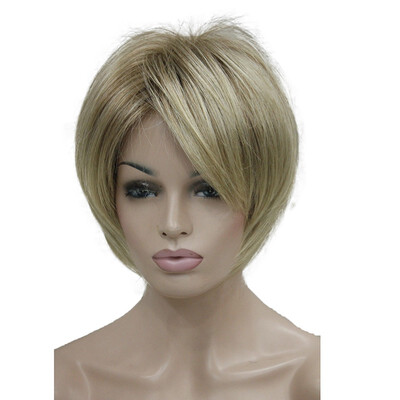 

StrongBeauty Short Layered Blonde M Thick Fluffy Full Synthetic Wig Heat Ok COLOUR CHOICES
