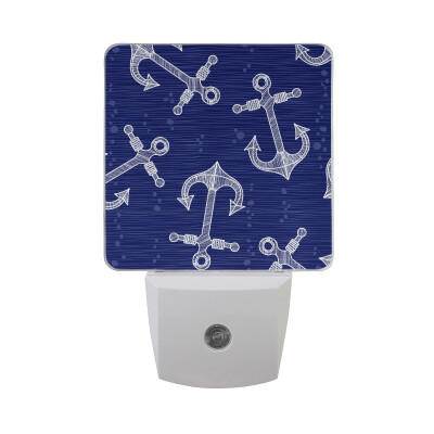 

ALAZA LED Night Light With Smart Dusk To Dawn SensorOld Transportation Boat Anchor Plug In Night Light