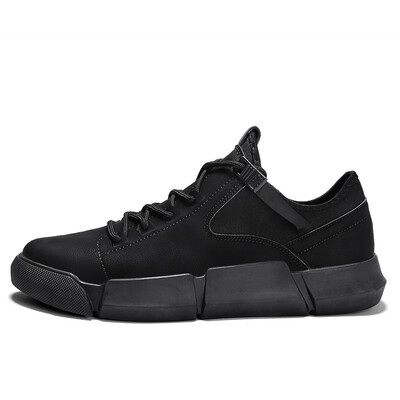 

Mens shoes autumn tide shoes 2018 new mens casual fashion mens Korean version of the leather personality sports shoes mens wil