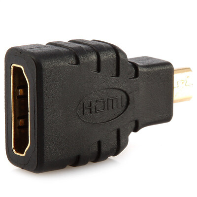 

Shanze SAMZHE ZH-07 HDMI female micro-MICRO HDMI convertible head Micro HDMI to HDMI male to female adapter small turn large