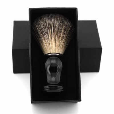 

Badger Hair Mens Shaving Brush Barber Salon Men Facial Beard Cleaning Appliance Shave Tool Razor Brush with Wood Handle for men