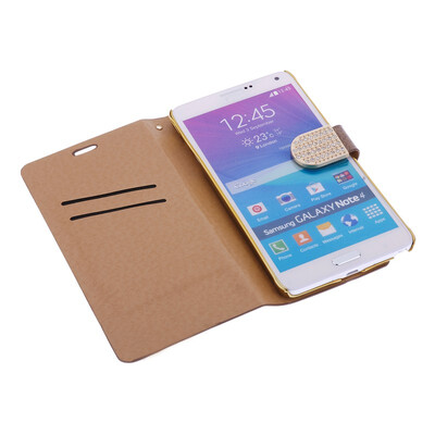 

BRWON Flip 1 pcs Stand for note 4 case cover Wallet Fashion