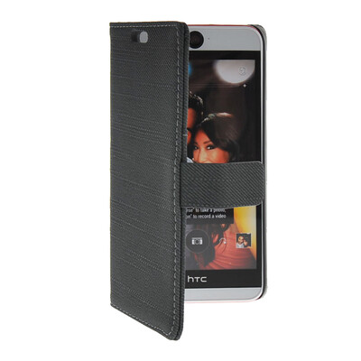 

MOONCASE Slim Leather Side Flip Wallet Card Slot Pouch with Kickstand Shell Back чехол для HTC Desire Eye Sapphire
