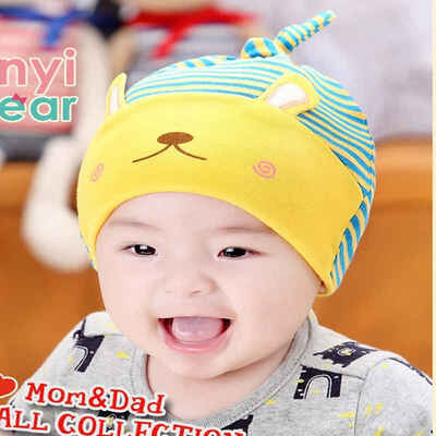 

Buebos Ninos Cartoon Baby Girls Boys Toddlers Cotton Sleep Cap Headwear Lovely Hat