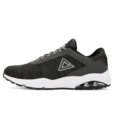 

PEAK mens shoes autumn&winter new retro casual shoes lightweight non-slip wear-resistant cushion sports shoes DE830491 black magnetic lime 41 yards
