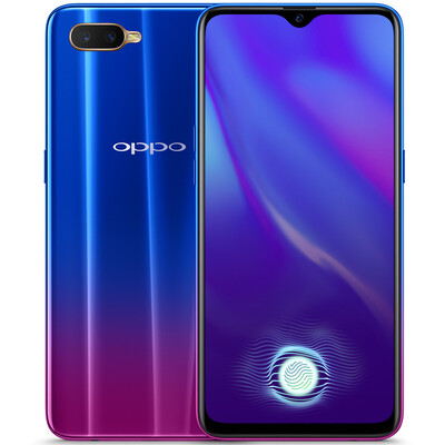

OPPO K1 Screen fingerprint Mobile phone 6G64G Blue Dual card dual standby
