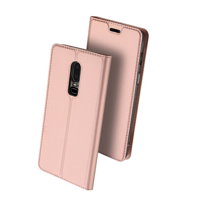 

Fashion Magnetic Voltage Flip Wallet Phone Case For One Plus 6 PU Leather Card Holder Stand Cover For oneplus 6