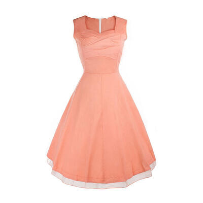 

Buenos Ninos Women's 1950s V Neck Vintage Cut Out Retro Party Cocktail Dresses