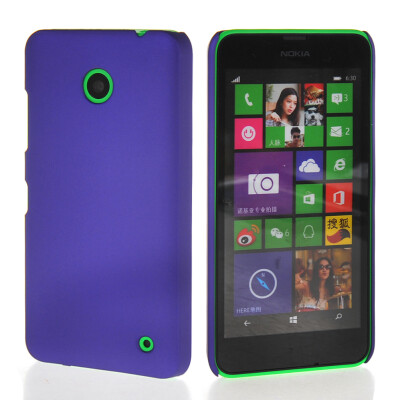 

MOONCASE Hard Rubberized Rubber Coating Devise Back Case Cover for Nokia Lumia 630 Purple