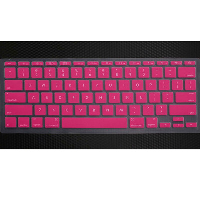 

Розовый силиконовый Мягкая Клавиатура Обложка кожи для MacBook воздуха 11” 11.6 дюймов 82390