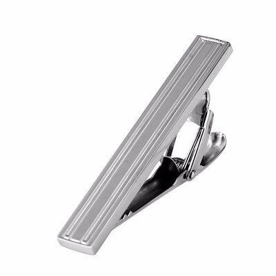 

Gentel Mens Double Lines Formal Dress Long Stainless Steel Tie Clip