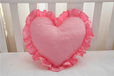 

Love Heart Baby Gift Pillow Sofa Bedding Back Lace Cushion Kids Room Toys Couch Wedding Cushion for Chair Lumbar Pad