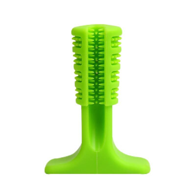 

Dropship Dog Toothbrush Toy Stick Pet Molars Toothbrushes for Dogs Green