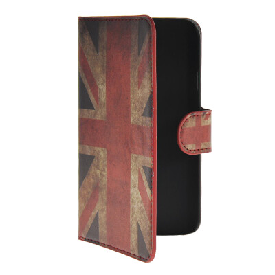 

MOONCASE UK British Flag Leather Side Flip Wallet Card Slot Stand Pouch Case Cover for WIKO Barry