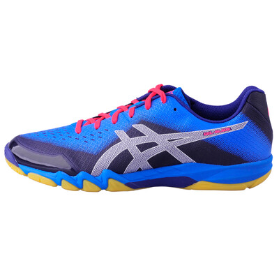 

IELTS asics badminton shoes GEL-BLADE 6 men&women shoes blade R703NR753N sports shoes R703N-402 blue black 40