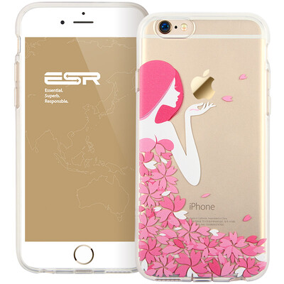 

(ESR) iPhone6s Plus / 6 Plus Cell Phone Case / Case Silicone Transparent Shockproof Soft Shells What Series Petite Goddess