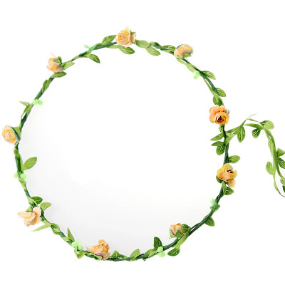 

Garland Boho Style Mix Color Floral Flower Wedding Hairband HeadBand Girls