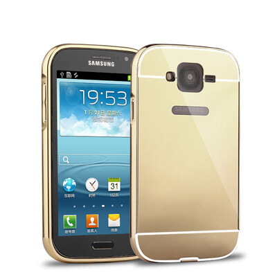 

MOONCASE Metal Frame Edge Mirror Back 2 in 1 Thin Case Cover for Samsung Galaxy Grand I9080