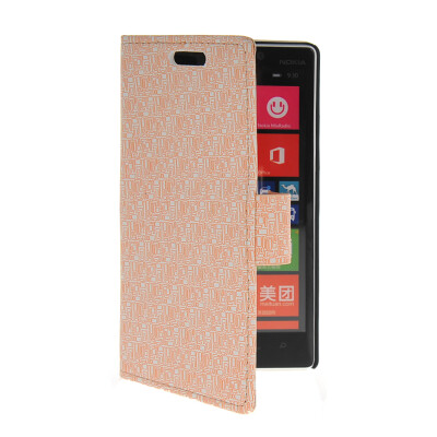 

MOONCASE Slim Leather Side Flip Wallet Card Slot Pouch Stand Shell Back Case Cover for Nokia Lumia 930 Beige