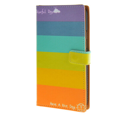 

MOONCASE чехол для HTC One M9 Pattern series Leather Flip Wallet Card Slot Stand Back Cover