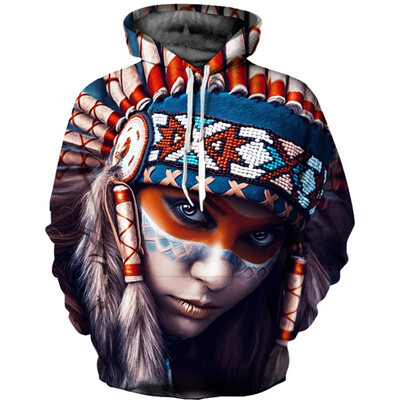 

Mens Hoodie 3D Printed Women Pullover Sweater