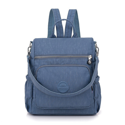 

NovelTeez 2018 autumn new casual nylon ladies backpack multi-function anti-theft water-proof backpack Mummy backpack