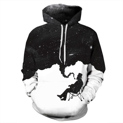 

QYDM0305Mens Hoodie 3D Printed Women Pullover Sweater