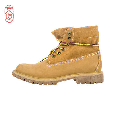 

JZAO Martin boots womens boots womens breathable anti-velvet matte first layer leather wheat yellow 37