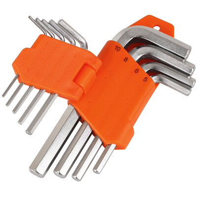 

Worker bee WORKERBEE WS031-1G 9-piece hex wrench L-type hex wrench screwdriver manual tool set