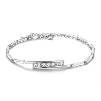 

Jewelry Luxury Brand Bracelets & Bangles For Women Cubic Zirconia Crystal Friendship Ladies Girls Charms Bracelets Bijoux WHBG57