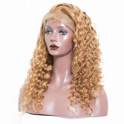 

9A Blonde Color Lace Front Human Hair wigs for Women Loose Wave Brazilian Virgin Hair Wigs with Baby Hair 150 Density Lace Wigs