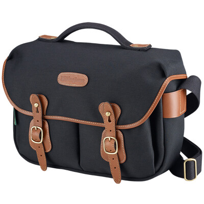 

Buckingham Billingham Hadley Pro classic series of shoulder photography bag a machine two mirror flash black brown leather canvas section