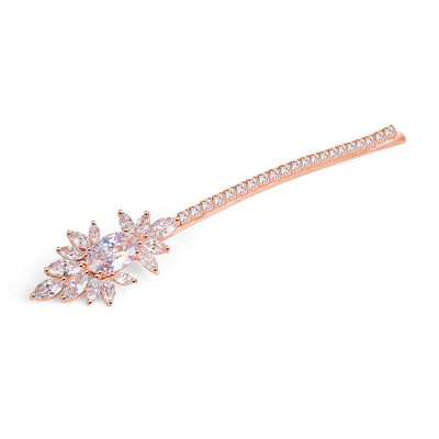 

Aiyaya Royal Style Design Teardrops AAA+ Cubic Zircon Mrico Crystal Hairpins